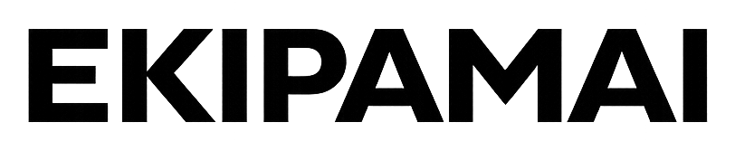 Logo minimalista de EKIPAMAI